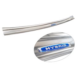Protection de seuil arrière inox sur mesure pour Toyota Highlander (XU70) 2020- 'Hybrid'