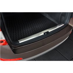 Protection de seuil arrière d'intérieur inox sur mesure pour Skoda Octavia III Combi 2013-2016 & FL 2017-2020 (incl. Scout & RS)