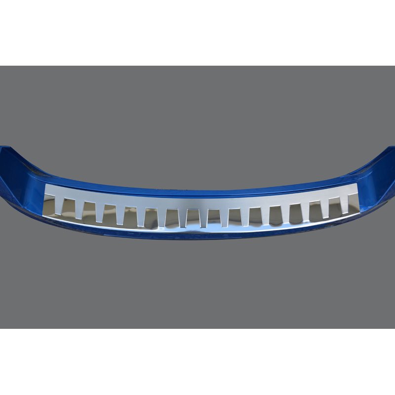 Protection de seuil arrière inox sur mesure pour Skoda Octavia III RS Kombi 2013-2016 'Ribs'