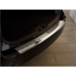 Protection de seuil arrière inox sur mesure pour Subaru Forester IV 2012-2015 & FL 2015-2018 'Ribs'
