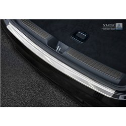 Protection de seuil arrière inox sur mesure pour Mercedes GLC Coupe 2016-2022  'Ribs'