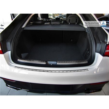 Protection de seuil arrière inox sur mesure pour Mercedes GLE Coupe 2015- 'Ribs' Protection de seuil arrière inox sur mesure pour Mercedes GLE Coupe 2015- 'Ribs'