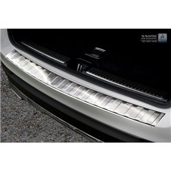 Protection de seuil arrière inox sur mesure pour Mercedes GLC 2015-2019 & FL 2019- 'Ribs'