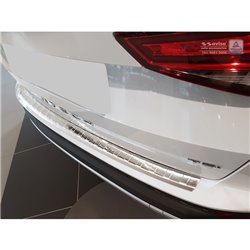 Protection de seuil arrière inox sur mesure pour Seat Ateca 2016-2020 & FL 2020- 'Ribs'