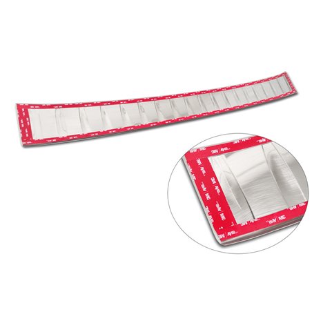 Protection de seuil arrière inox sur mesure pour Volkswagen ID.Buzz + Cargo 2022- 'Ribs' Protection de seuil arrière inox sur mesure pour Volkswagen ID.Buzz + Cargo 2022- 'Ribs'