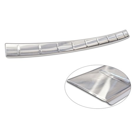 Protection de seuil arrière inox sur mesure pour Volkswagen Tiguan (CT1) 2024- 'Ribs' Protection de seuil arrière inox sur mesure pour Volkswagen Tiguan (CT1) 2024- 'Ribs'