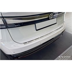 Protection de seuil arrière inox sur mesure pour Volkswagen ID.7 2023- 'Ribs'