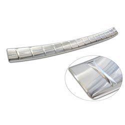 Protection de seuil arrière inox sur mesure pour Skoda Superb IV Combi 2023- 'Ribs'