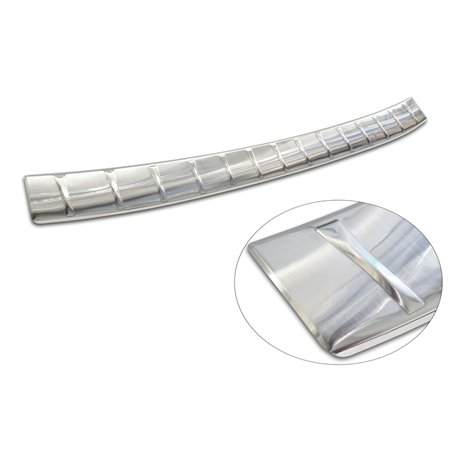 Protection de seuil arrière inox sur mesure pour Skoda Superb IV Combi 2023- 'Ribs' Protection de seuil arrière inox sur mesure pour Skoda Superb IV Combi 2023- 'Ribs'