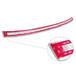 Protection de seuil arrière inox sur mesure pour Fiat Tipo Cross 2020- 'Ribs'