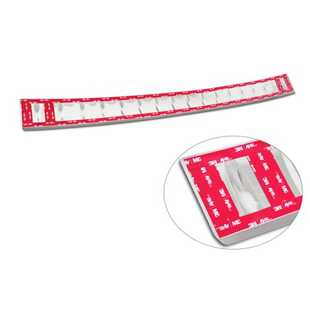Protection de seuil arrière inox sur mesure pour BMW Série 7 (G70) 2023- avec Pacquet-M 'Ribs' Protection de seuil arrière inox sur mesure pour BMW Série 7 (G70) 2023- avec Pacquet-M 'Ribs'