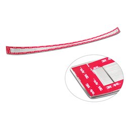 Protection de seuil arrière inox sur mesure pour BMW iX (I20) 2021- 'Ribs'