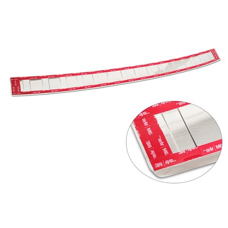 Protection de seuil arrière inox sur mesure pour BMW Série 2 Active Tourer U06 Paquet-M 2021- 'Ribs' Protection de seuil arrière inox sur mesure pour BMW Série 2 Active Tourer U06 Paquet-M 2021- 'Ribs'