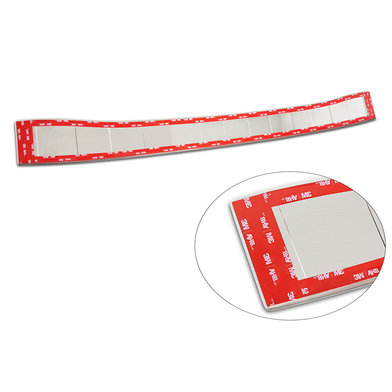 Protection de seuil arrière inox sur mesure pour BMW Série 3 Touring (G21) Facelift 2022- avec Pacquet-M 'Ribs'