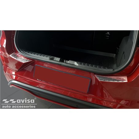 Protection de seuil arrière inox sur mesure pour Ford Puma 2019- 'Ribs' (2-pièces) Protection de seuil arrière inox sur mesure pour Ford Puma 2019- 'Ribs' (2-pièces)