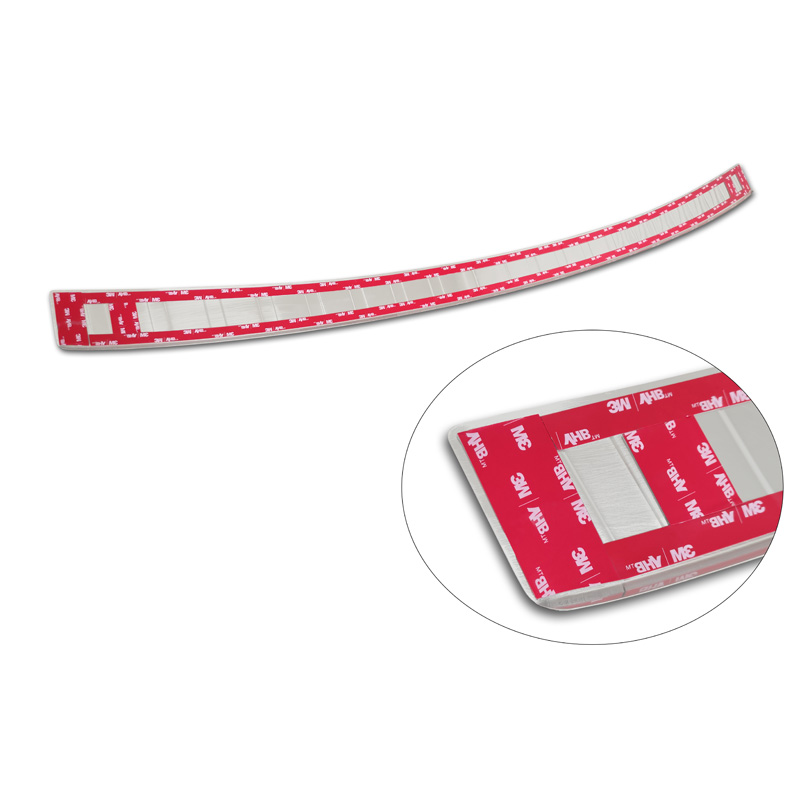 Protection de seuil arrière inox sur mesure pour Renault Austral 2022- ""Ribs""