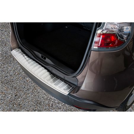 Protection de seuil arrière inox sur mesure pour Renault Scenic III 2009-2015 'Ribs' Protection de seuil arrière inox sur mesure pour Renault Scenic III 2009-2015 'Ribs'