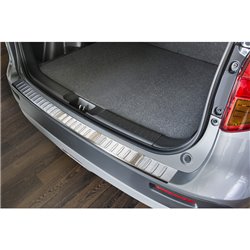 Protection de seuil arrière inox sur mesure pour Suzuki Vitara II 2015-2018 & Facelift 2018- 'Ribs'