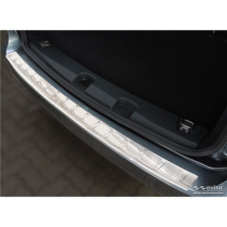 Protection de seuil arrière inox sur mesure pour Volkswagen Caddy V 2020- 'Ribs' Protection de seuil arrière inox sur mesure pour Volkswagen Caddy V 2020- 'Ribs'