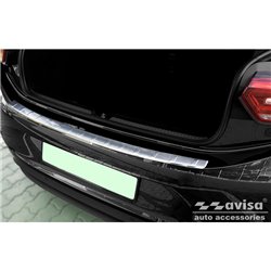 Protection de seuil arrière inox sur mesure pour Volkswagen ID.3 2020-2023 & FL 2023- 'Ribs'