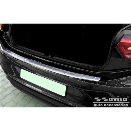Protection de seuil arrière inox sur mesure pour Volkswagen ID.3 2020-2023 & FL 2023- 'Ribs' Protection de seuil arrière inox sur mesure pour Volkswagen ID.3 2020-2023 & FL 2023- 'Ribs'