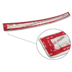 Protection de seuil arrière inox sur mesure pour Volkswagen Arteon Shooting Brake incl. eHybrid 2020- 'Ribs'