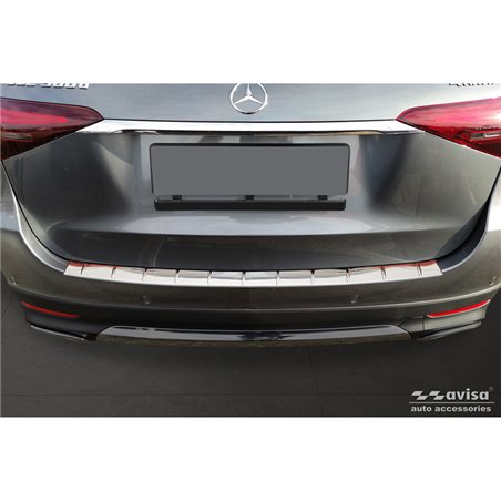 Protection de seuil arrière inox sur mesure pour Mercedes GLE II (W167) Facelift excl. AMG 2023- 'Ribs' Protection de seuil arrière inox sur mesure pour Mercedes GLE II (W167) Facelift excl. AMG 2023- 'Ribs'
