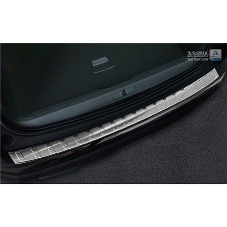 Protection de seuil arrière inox sur mesure pour Peugeot 3008 II 2016- 'Ribs' Protection de seuil arrière inox sur mesure pour Peugeot 3008 II 2016- 'Ribs'