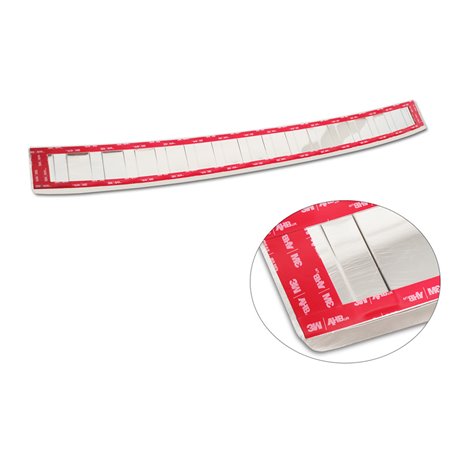 Protection de seuil arrière inox sur mesure pour Peugeot 308 III HB 2021- 'Ribs' Protection de seuil arrière inox sur mesure pour Peugeot 308 III HB 2021- 'Ribs'