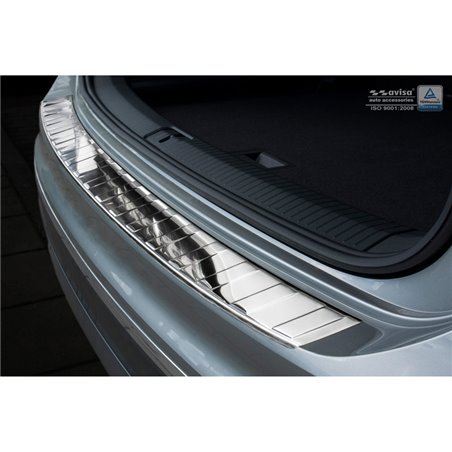 Protection de seuil arrière inox Chrome sur mesure pour Volkswagen Tiguan II incl. Allspace & R-Line 2016-2020 & FL 2020-2024 'R Protection de seuil arrière inox Chrome sur mesure pour Volkswagen Tiguan II incl. Allspace & R-Line 2016-2020 & FL 2020-2024 'R