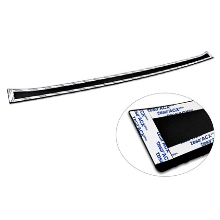 Protection de seuil arrière en aluminium noir mat sur mesure pour Mercedes Sprinter III 2018- 'Riffled plate' Protection de seuil arrière en aluminium noir mat sur mesure pour Mercedes Sprinter III 2018- 'Riffled plate'