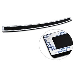 Protection de seuil arrière en aluminium noir mat sur mesure pour Kia Sportage V 2021- 'Riffled Plate'