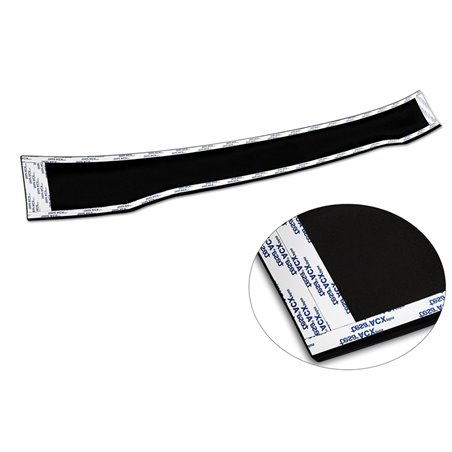 Protection de seuil arrière en aluminium noir mat sur mesure pour Ford Tourneo Courier/Transit Courier 2014- 'Riffled Plate' Protection de seuil arrière en aluminium noir mat sur mesure pour Ford Tourneo Courier/Transit Courier 2014- 'Riffled Plate'