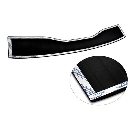 Protection de seuil arrière inox noir mat sur mesure pour Ford Mondeo V Wagon 2014- 'Ribs' Protection de seuil arrière inox noir mat sur mesure pour Ford Mondeo V Wagon 2014- 'Ribs'