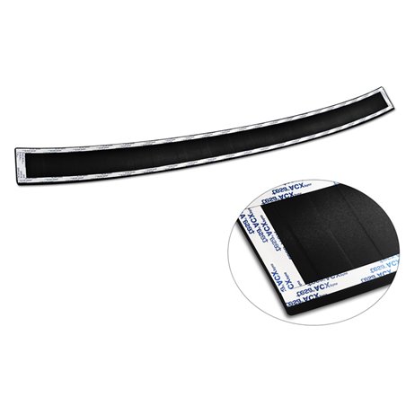 Protection de seuil arrière inox noir mat sur mesure pour Ford Tourneo Connect III 2022- 'Ribs' Protection de seuil arrière inox noir mat sur mesure pour Ford Tourneo Connect III 2022- 'Ribs'