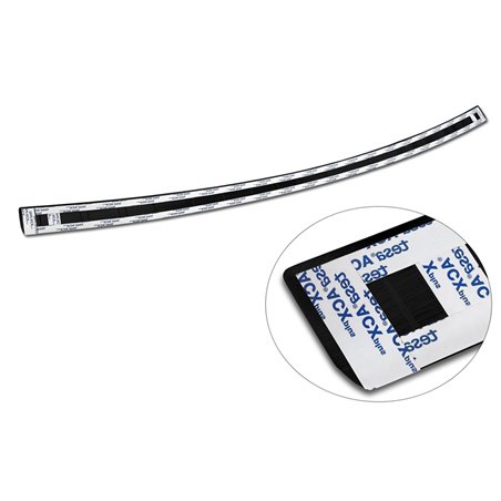 Protection de seuil arrière inox noir mat sur mesure pour Toyota Corolla Cross 2022- 'Ribs' Protection de seuil arrière inox noir mat sur mesure pour Toyota Corolla Cross 2022- 'Ribs'