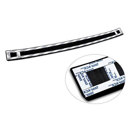Protection de seuil arrière inox noir mat sur mesure pour Honda Civic XI HB 2022- 'Ribs' Protection de seuil arrière inox noir mat sur mesure pour Honda Civic XI HB 2022- 'Ribs'