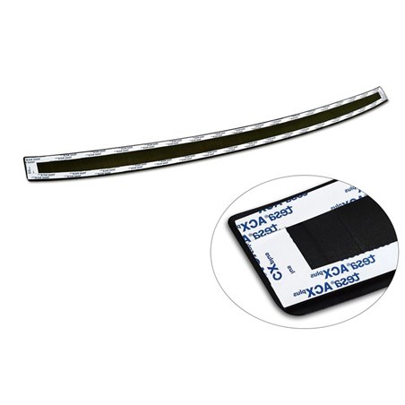 Protection de seuil arrière inox noir mat sur mesure pour Renault Megane E-Tech 2022- 'Ribs' Protection de seuil arrière inox noir mat sur mesure pour Renault Megane E-Tech 2022- 'Ribs'