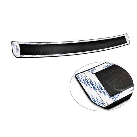 Protection de seuil arrière inox noir mat sur mesure pour Peugeot 408 II Fastback 2023- Protection de seuil arrière inox noir mat sur mesure pour Peugeot 408 II Fastback 2023-
