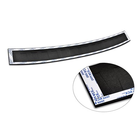 Protection de seuil arrière inox noir mat sur mesure pour Skoda Octavia Combi RS (5E5) 2013-2017 & FL 2017-2020 'Ribs' Protection de seuil arrière inox noir mat sur mesure pour Skoda Octavia Combi RS (5E5) 2013-2017 & FL 2017-2020 'Ribs'