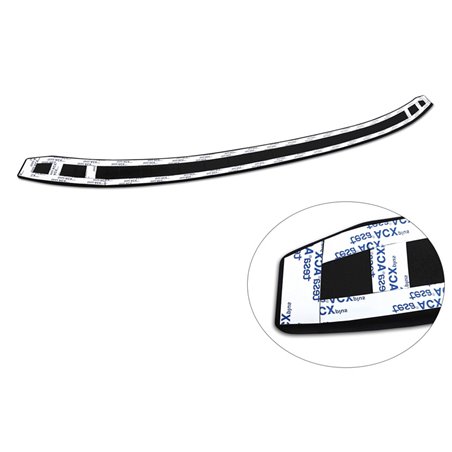 Protection de seuil arrière inox noir mat sur mesure pour BMW i3 (i01) Facelift 2017-2022 'Ribs' Protection de seuil arrière inox noir mat sur mesure pour BMW i3 (i01) Facelift 2017-2022 'Ribs'