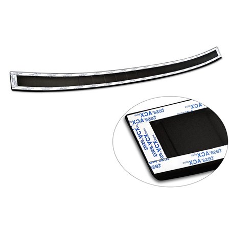 Protection de seuil arrière inox noir mat sur mesure pour Mazda CX-60 (KH) 2022- 'Ribs' Protection de seuil arrière inox noir mat sur mesure pour Mazda CX-60 (KH) 2022- 'Ribs'