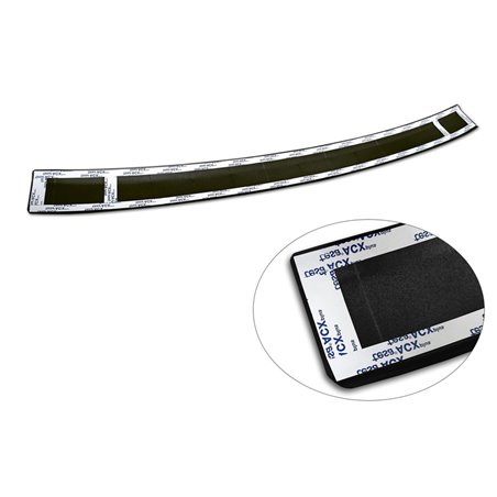 Protection de seuil arrière inox noir mat sur mesure pour Skoda Octavia Combi (NX5) incl. RS 2020-2024 & FL 2024- 'Ribs' Protection de seuil arrière inox noir mat sur mesure pour Skoda Octavia Combi (NX5) incl. RS 2020-2024 & FL 2024- 'Ribs'