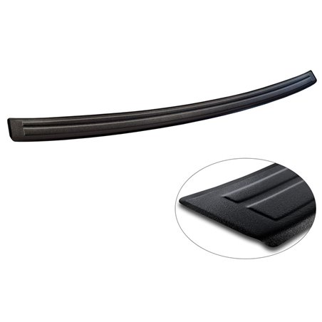 Protection de seuil arrière inox noir mat sur mesure pour MG ZS FL 2019- 'Lines' Protection de seuil arrière inox noir mat sur mesure pour MG ZS FL 2019- 'Lines'