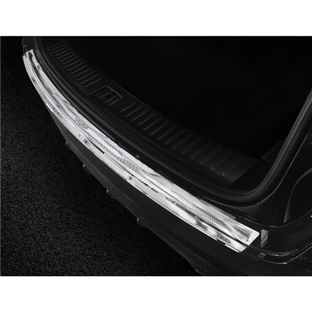 Protection de seuil arrière inox 'Deluxe' sur mesure pour Porsche Cayenne III 2017- 'Performance' Argent/Carbone Argent Protection de seuil arrière inox 'Deluxe' sur mesure pour Porsche Cayenne III 2017- 'Performance' Argent/Carbone Argent