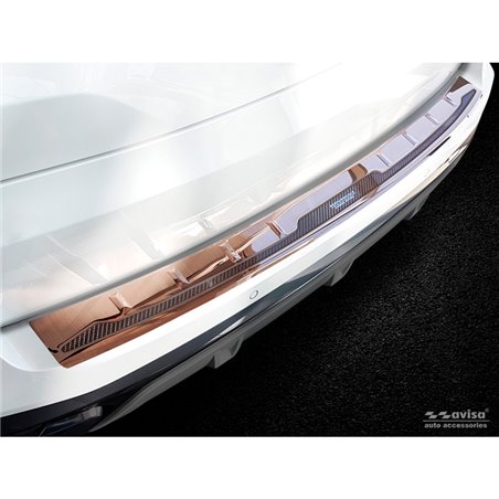 Protection de seuil arrière inox 'Deluxe' sur mesure pour BMW X5 G05 Paquet M 2018- 'Performance' excl. M-Competition Cuivre Bro Protection de seuil arrière inox 'Deluxe' sur mesure pour BMW X5 G05 Paquet M 2018- 'Performance' excl. M-Competition Cuivre Bro