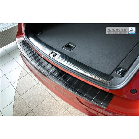 Protection de seuil arrière inox noir sur mesure pour Audi Q5 2008-2012 & 2012- 'Ribs' Protection de seuil arrière inox noir sur mesure pour Audi Q5 2008-2012 & 2012- 'Ribs'