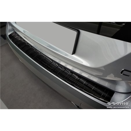 Protection de seuil arrière inox Noir sur mesure pour Citroën C4/e-C4 III 2020- 'Ribs' Protection de seuil arrière inox Noir sur mesure pour Citroën C4/e-C4 III 2020- 'Ribs'