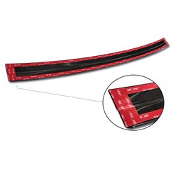 Protection de seuil arrière inox noir sur mesure pour Audi Q7 (4M) 2015-2019 & FL 2019- incl. S-Line