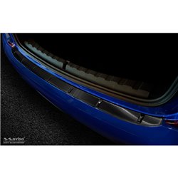 Protection de seuil arrière inox noir sur mesure pour BMW Série 3 G20 Sedan Paquet M 2018-